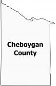 Cheboygan County Map Michigan