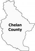 Chelan County Map Washington