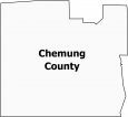 Chemung County Map New York