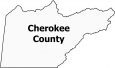 Cherokee County Map North Carolina