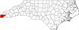 Cherokee County Map North Carolina Locator