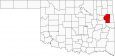 Cherokee County Map Oklahoma Locator