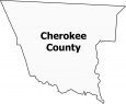 Cherokee County Map South Carolina