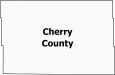 Cherry County Map Nebraska