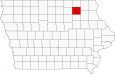 Chickasaw County Map Iowa Locator