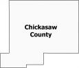 Chickasaw County Map Mississippi