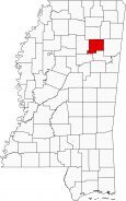 Chickasaw County Map Mississippi Locator