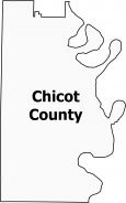 Chicot County Map Arkansas
