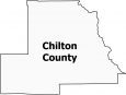 Chilton County Map Alabama