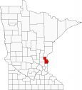 Chisago County Map Minnesota Locator