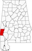 Choctaw County Map Locator