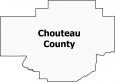 Chouteau County Map Montana
