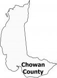 Chowan County Map North Carolina