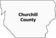 Churchill County Map Nevada