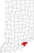 Clark County Map Indiana Locator