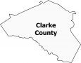 Clarke County Map Georgia
