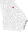 Clarke County Map Georgia Locator