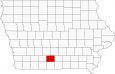 Clarke County Map Iowa Locator