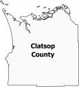 Clatsop County Map Oregon