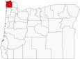 Clatsop County Map Oregon Locator