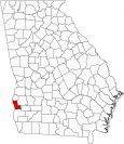 Clay County Map Georgia Locator
