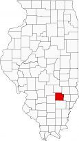 Clay County Map Illinois