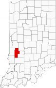 Clay County Map Indiana Locator