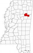 Clay County Map Mississippi Locator