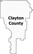Clayton County Map Georgia