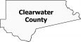 Clearwater County Map Idaho