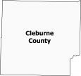 Cleburne County Map Arkansas