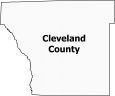 Cleveland County Map Arkansas