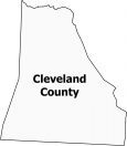 Cleveland County Map North Carolina