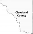 Cleveland County Map Oklahoma