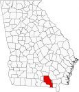 Clinch County Map Georgia Locator