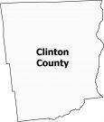 Clinton County Map New York