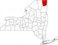 Clinton County Map New York Locator