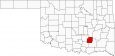 Coal County Map Oklahoma Locator