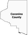 Coconino County Map Arizona