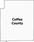 Coffee County Map Alabama