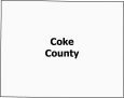 Coke County Map Texas