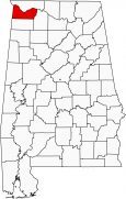 Colbert County Map Locator