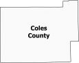 Coles County Map Illinois Locator