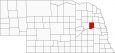 Colfax County Map Nebraska Locator