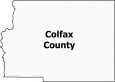 Colfax County Map New Mexico