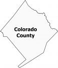 Colorado County Map Texas