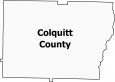 Colquitt County Map Georgia