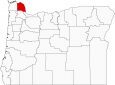 Columbia County Map Oregon Locator