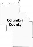 Columbia County Map Washington