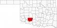 Comanche County Map Oklahoma Locator